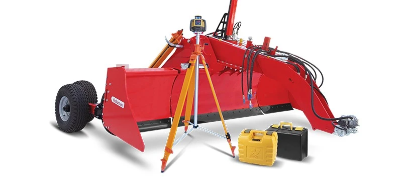 Lazer Kontrollü Toprak Tesviye Küreği